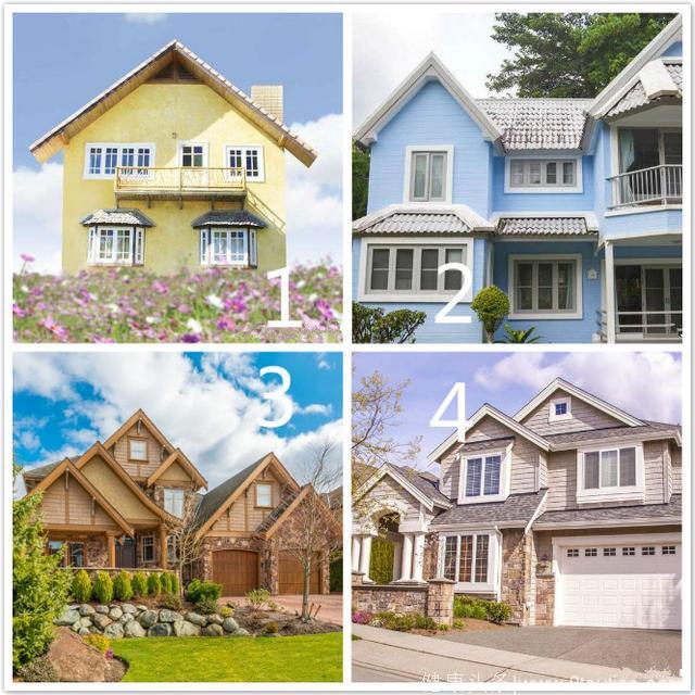 心理测试：4个房子，你最想住哪个？测你老年过怎样的生活？超准