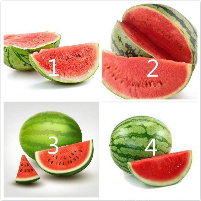 心理测试：4个西瓜，你最想吃哪一个？测你6月份的运势如何？超准