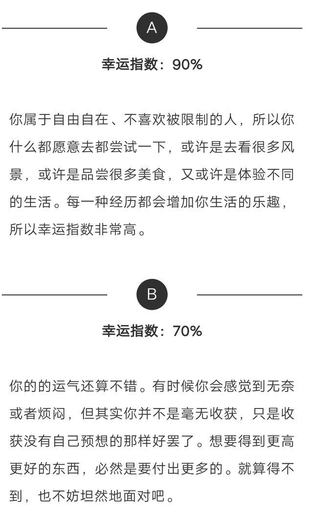 心理测试：选择一个你喜欢的福字，测你最近的幸运指数有多高？