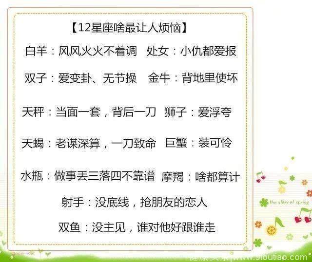 用一个字形容十二星座，十二星座最讨厌的挽回手段