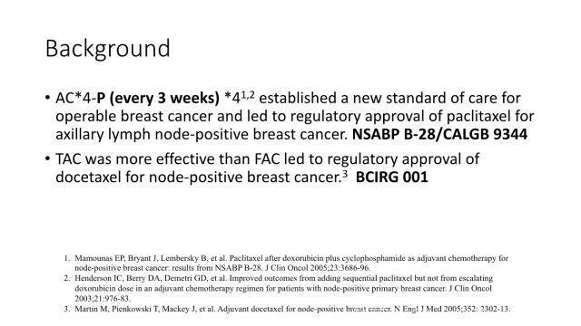 ER-2阴性乳腺癌辅助化疗特定条件下的化疗方案