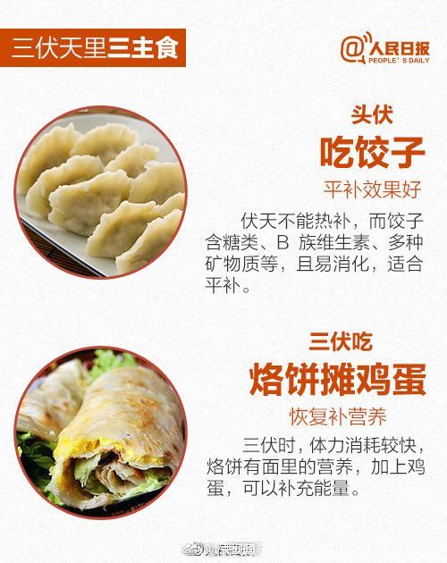 明日入伏，收好这份食疗“三字经”