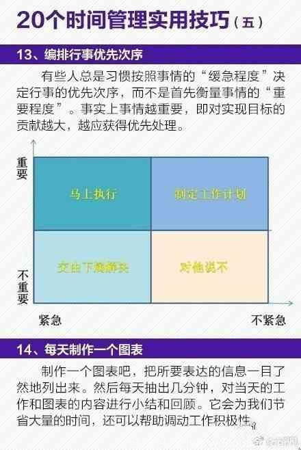 时间不够用？这20个时间管理技巧请收好