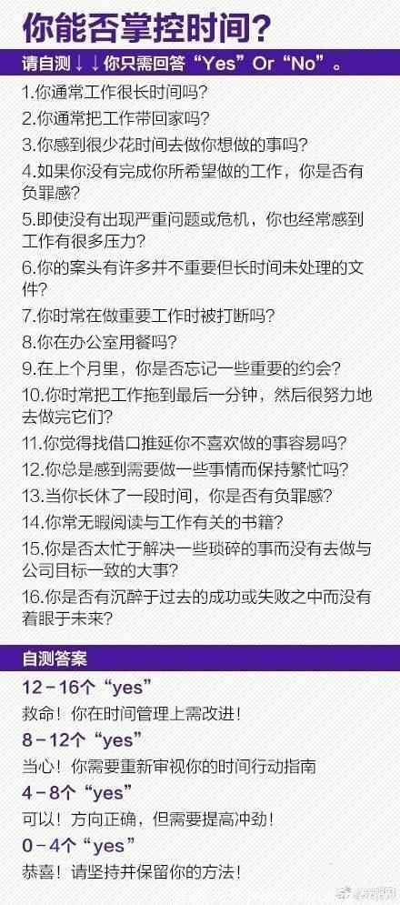 时间不够用？这20个时间管理技巧请收好