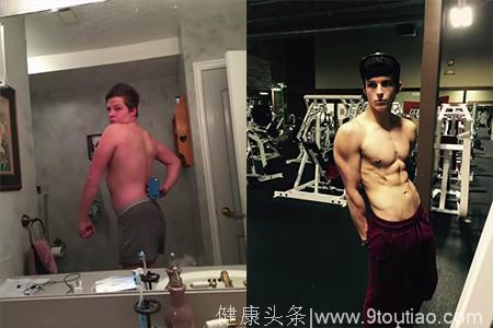 健身18个月，由胖男孩变肌肉型男，用减脂和增肌来塑造美好身材