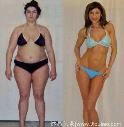 胖子和瘦子，健身以后的对比，大家都能有好身材