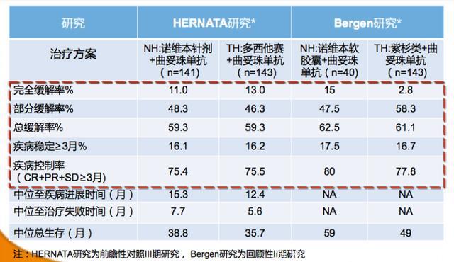 口服长春瑞滨联合曲妥珠单抗是治疗HER2阳性晚期乳腺癌患者的方案