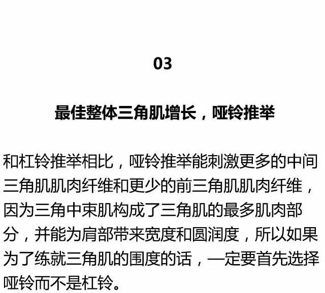 健身圈公认全身各块肌肉，最好的训练动作！