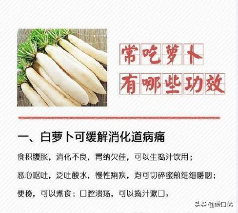 古时候萝卜被称为“仙人骨”，几种萝卜的养生食谱！