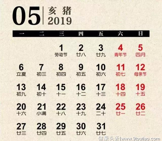 【健康】2019猪年养生挂历，送给大家