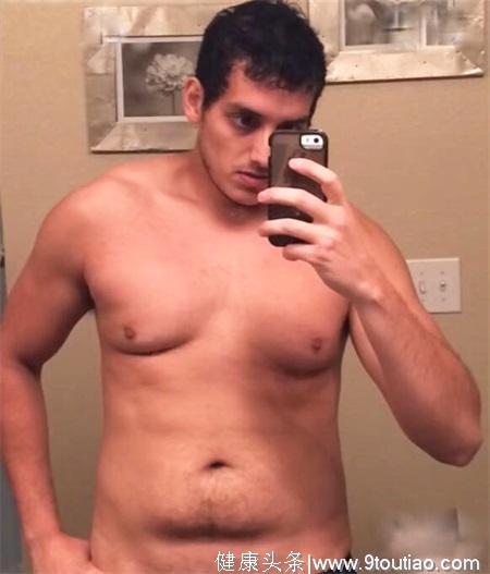 体重177斤的胖哥，决定减肥改变，健身1年肚腩变腹肌，值了