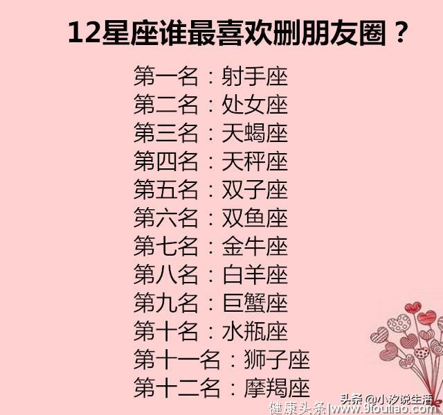 12星座是怎么备注对象的？谁最喜欢删朋友圈？十二星座的未来情人