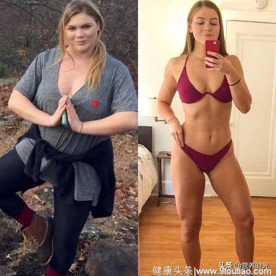 妹子晒瑜伽对比照：同样的体重，差别究竟有多大?
