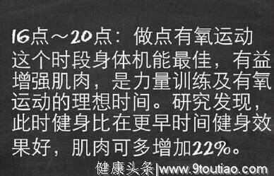 减肥最佳时间表，只能帮你到这里了~