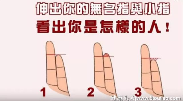 心理测试：你的无名指和小指是哪一种类型？测出你是怎样的人！