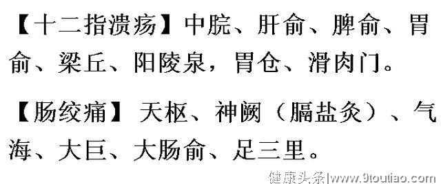 艾灸取穴指南一览表，一表在手，艾灸不愁！很实用