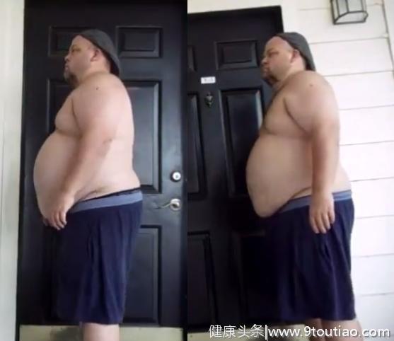 300磅胖子光喝水不吃饭，期间还健身，坚持20天后有喜也有忧！