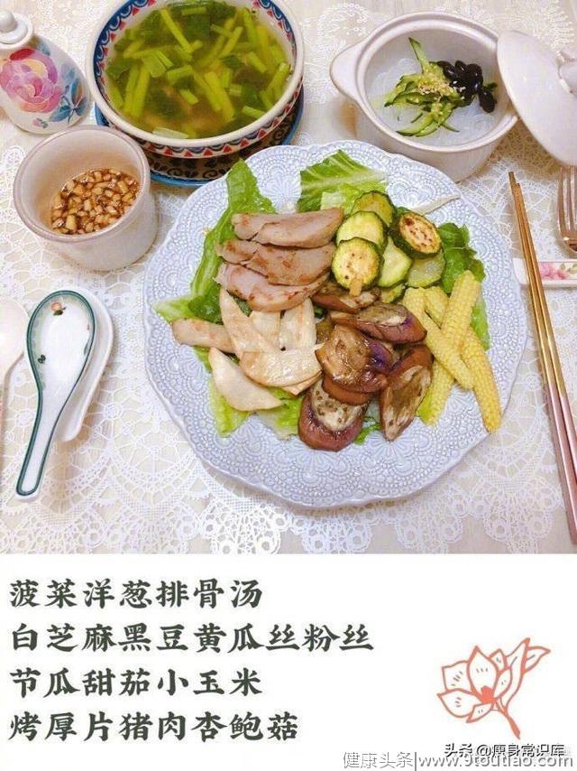 【一周减肥食谱】要瘦没有别的捷径，只有饮食控制和运动！