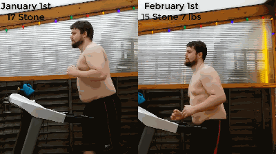 216斤胖子坚持跑步1个月，被嘲笑没变化，那坚持到第2个月呢？