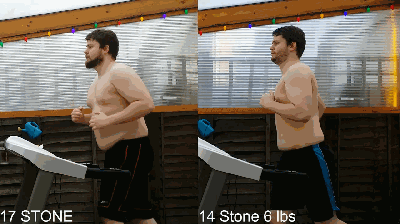 216斤胖子坚持跑步1个月，被嘲笑没变化，那坚持到第2个月呢？