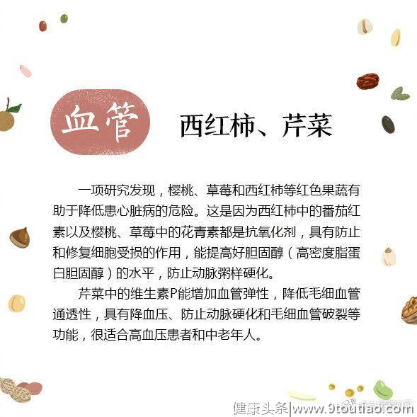 身体各器官最爱“食谱”请收好