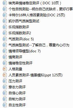 限时免费 | 1300种性格智力心理能力测试