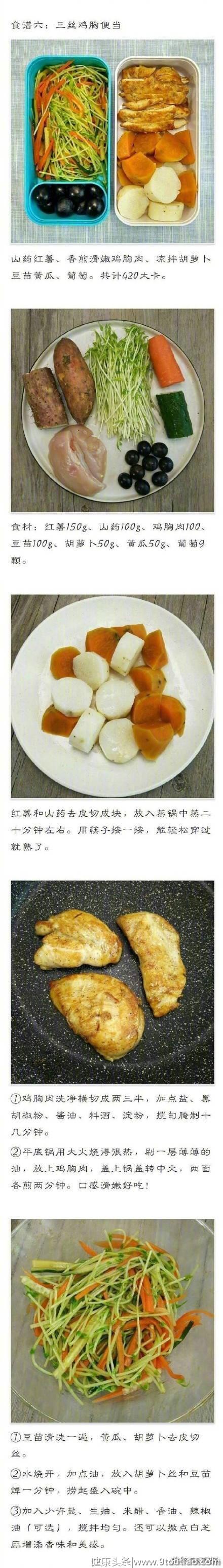 教大家一组最近网上超火的【减脂餐食谱】做法简单，营养丰富！