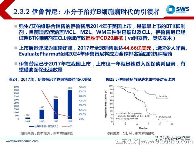 肿瘤创新药：淋巴瘤/白血病专题研究报告