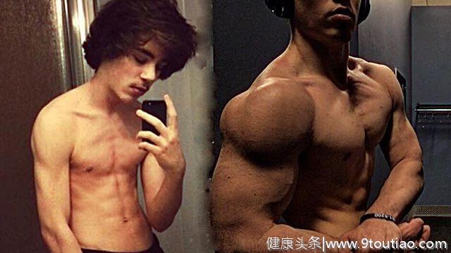 17岁小伙想变壮，健身2年完成蜕变，网友：看起来很“自然”