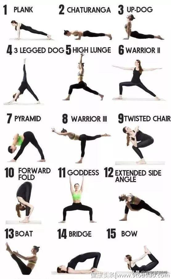 10套减肥的瑜伽序列，减肥效果杠杠滴！（收藏级）
