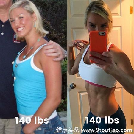 同一个人，健身前后体重都超过100斤，两者身材差距可以有多大？