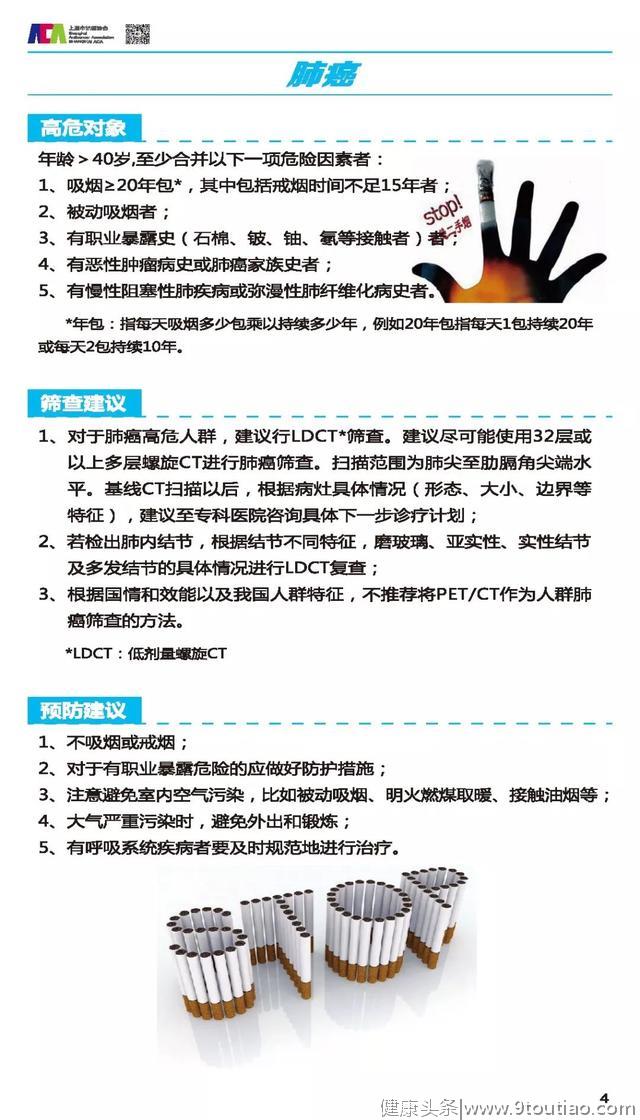 辟谣！体检不能发现癌症？这份“常见恶性肿瘤筛查预防指南请收藏