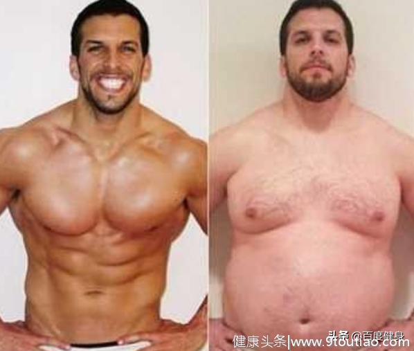 身材壮硕的肌肉男停止健身 只喝蛋白粉，其肌肉会变成什么样？