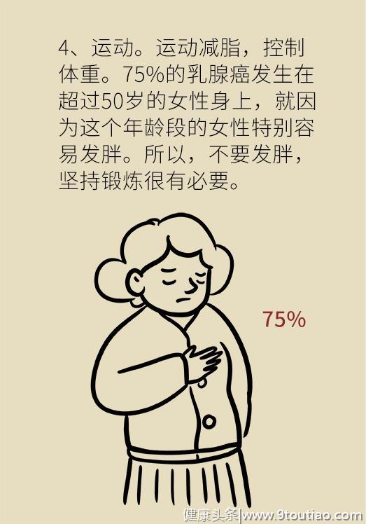 这八个生活细节能让你远离乳腺癌，为了自己和爱人，快转发起来！