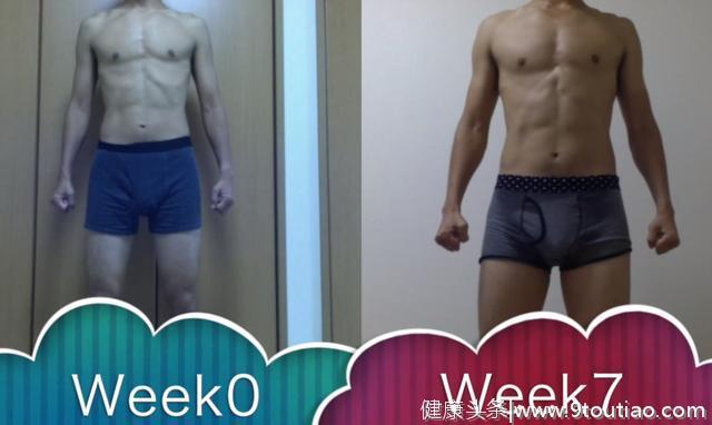36岁男子徒手健身15周，记录身材转变，被称赞胸肌练得很漂亮