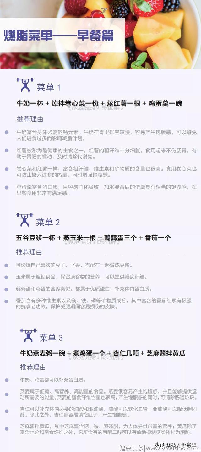 明星的瘦身方法不一定适合每个人，想要瘦身，这份减脂食谱送给你