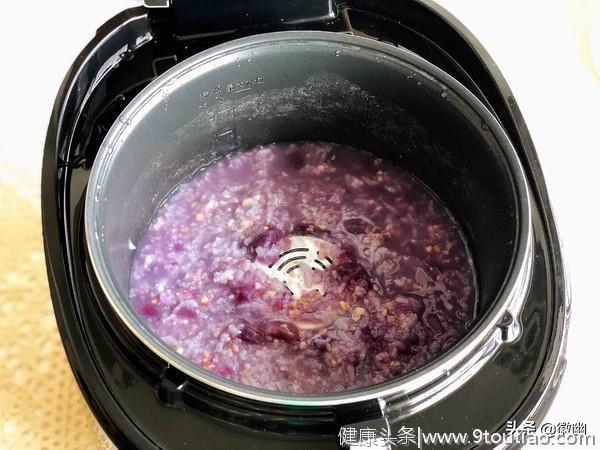 紫薯燕麦粥的做法，夏季好食谱，值得收藏