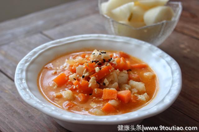 熊猫减肥食谱5—鱼片杂蔬豆腐烩疙瘩，一碗解决一餐饭