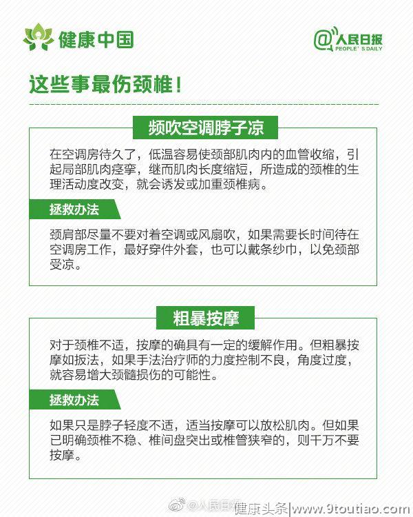 拯救颈椎，试试这么做！7张图片带你了解你的颈椎