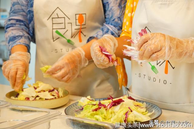 沙拉不难，食课studio创新快手食谱“梦霞青鸾”沙拉分享 #美食#