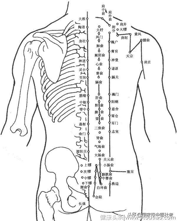 人体穴位图，从头到脚都标得一清二楚，收藏吧