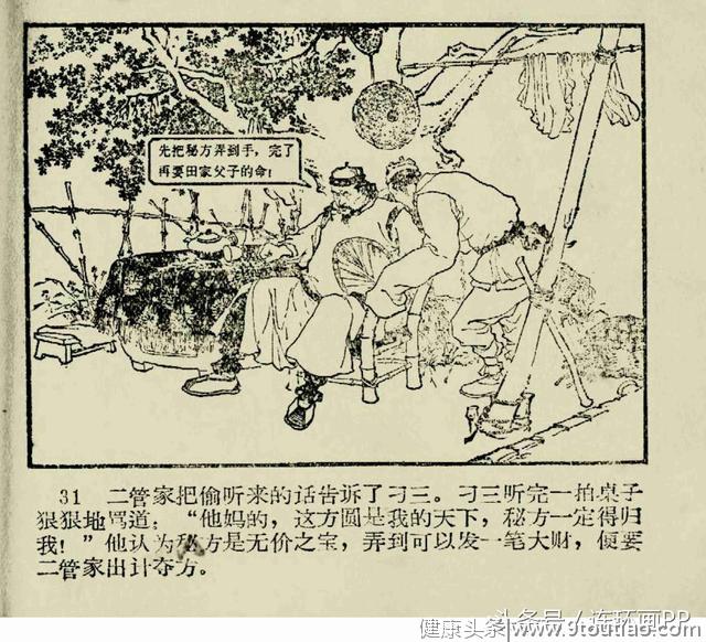 一本1964年的老连环画《祖传秘方》王纯信 绘